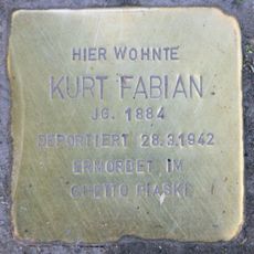 Stolperstein en memoria de Kurt Fabian