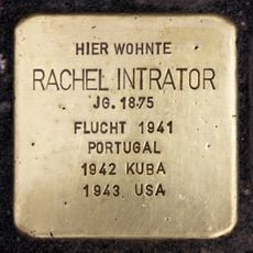 Stolperstein dedicated to Rachel Intrator