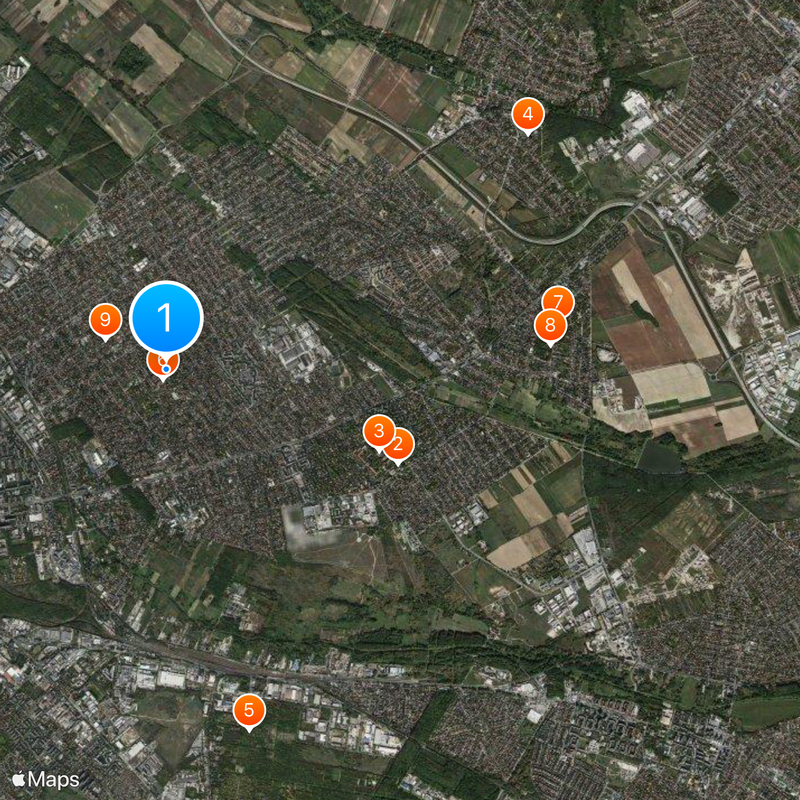 Budapest District XVI Map