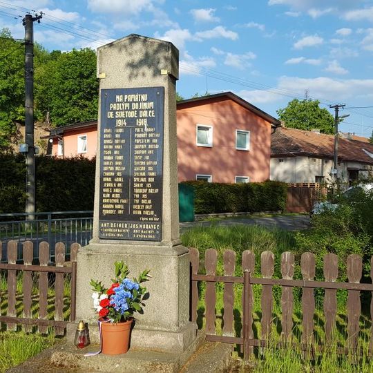 Pomník padlým v Běštíně