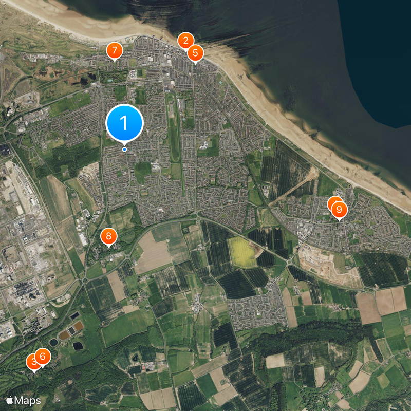 Redcar Map