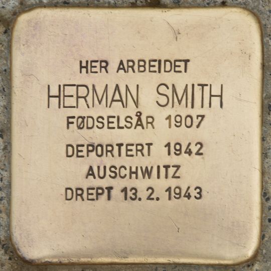 Stolperstein en memoria de Herman Smith