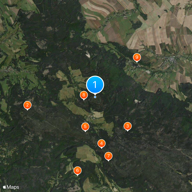 Szczeliniec Wielki Map