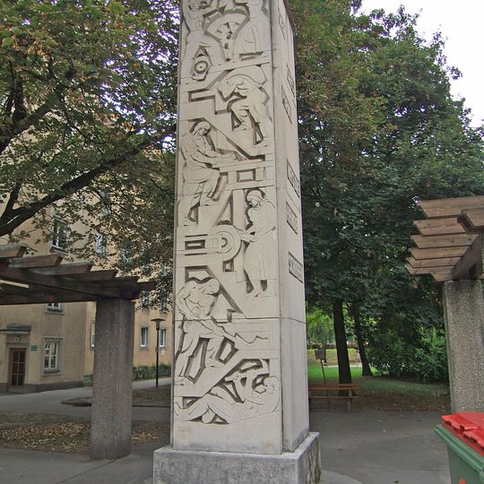 Kunst-am-Bau, Stele