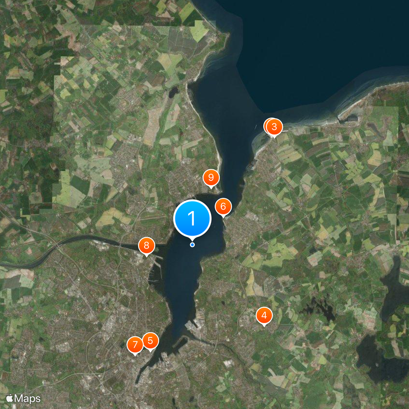 Kieler Förde Map