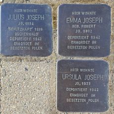 Stolperstein en memoria de Julius Joseph