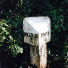 Milepost, A 493 , Barmouth Bridge