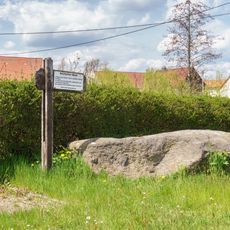 Glacial erratic rock in Sitzenroda