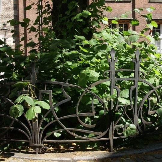 Iron fence around Julianaboom