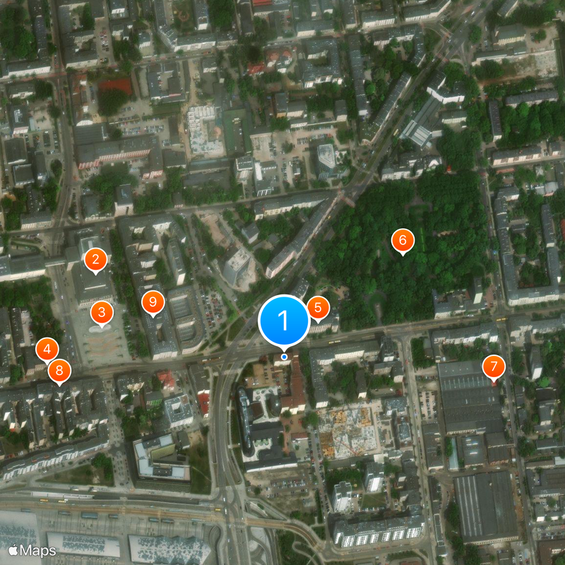 University of Łódź Map