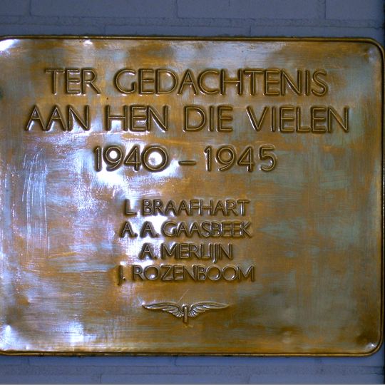 Plaquette in het NS-station