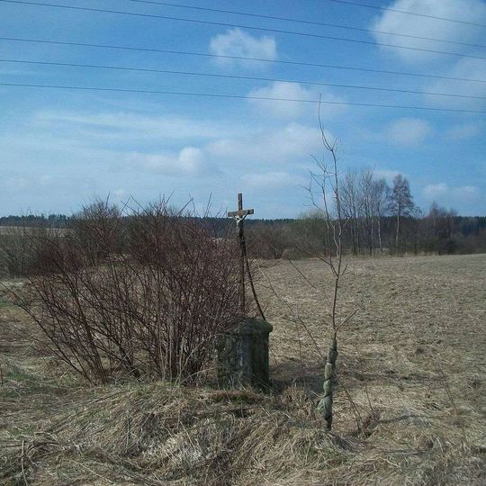 Kříž severně od Číhané u Údolního rybníka
