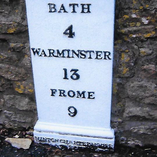 Milepost At National Grid Reference St 7621 6071 On South Side Of Road