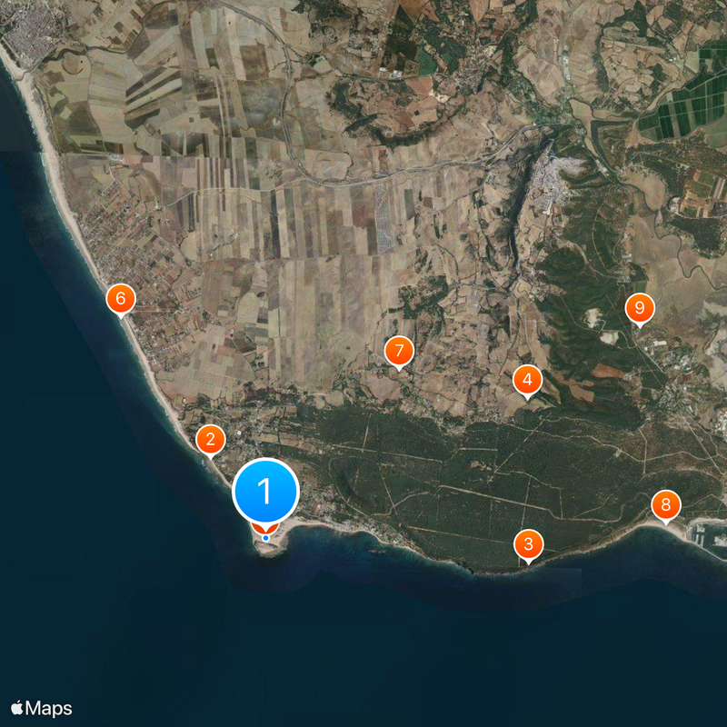 Cape Trafalgar Map