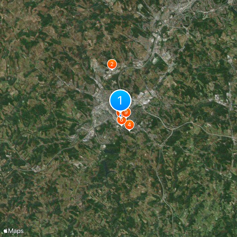 Conflict Kitchen Map