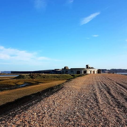 Hurst Castle and lighthouse