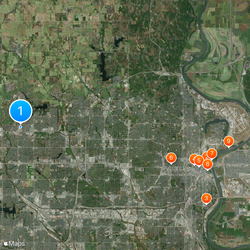 Hrabstwo Douglas Mapa