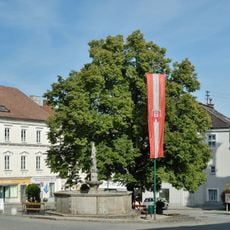 Brunnen mit Prangermandl-Statue
