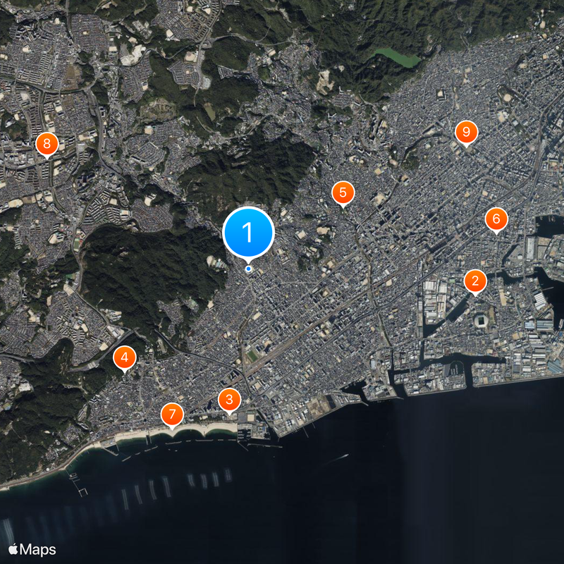 瀧川中學校·高等學校 Map