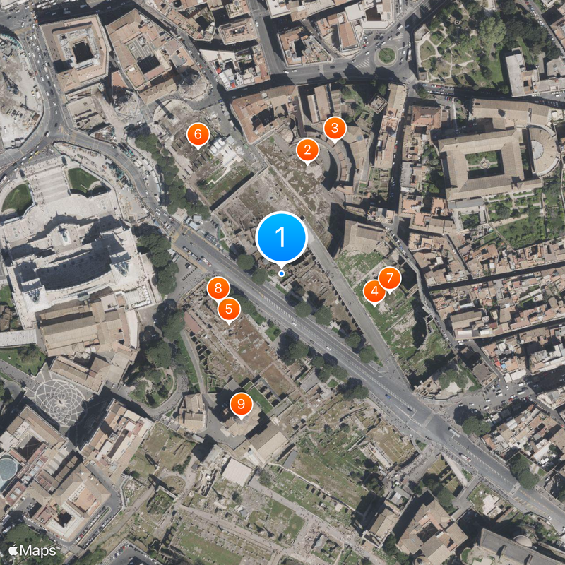 Forums impériaux Carte