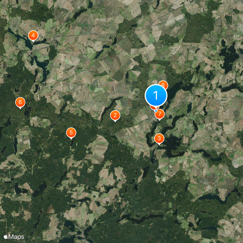 Feldberger Seenlandschaft Map