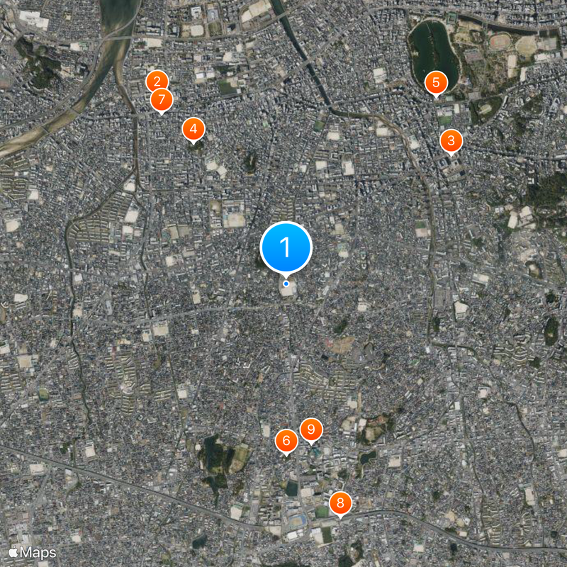 福岡県立城南高等学校 Map