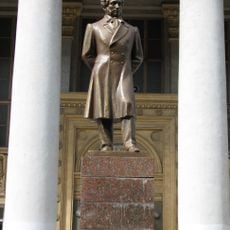 Monument to Pushkin in Mariupol
