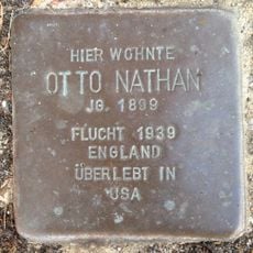 Stolperstein dedicated to Otto Nathan