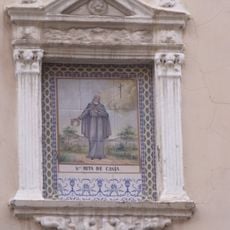 Ceramic panel of Saint Rita of Cascia