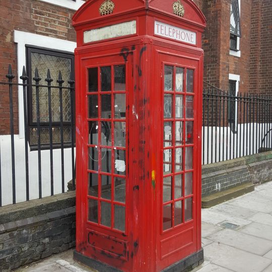 Western K2 Telephone Kiosk Outside Church Of St James