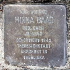 Stolperstein dedicated to Minna Baad