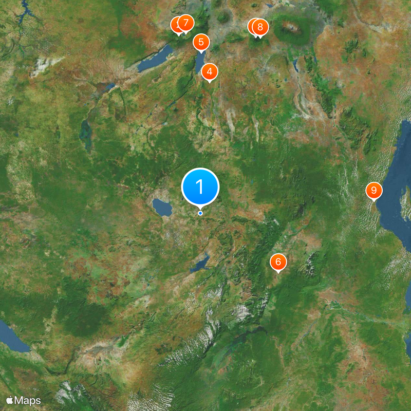 University of Dodoma Map