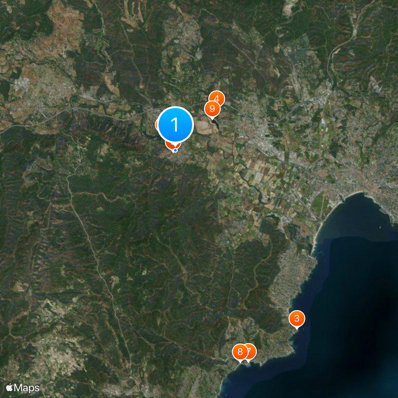 Roquebrune-sur-Argens Map