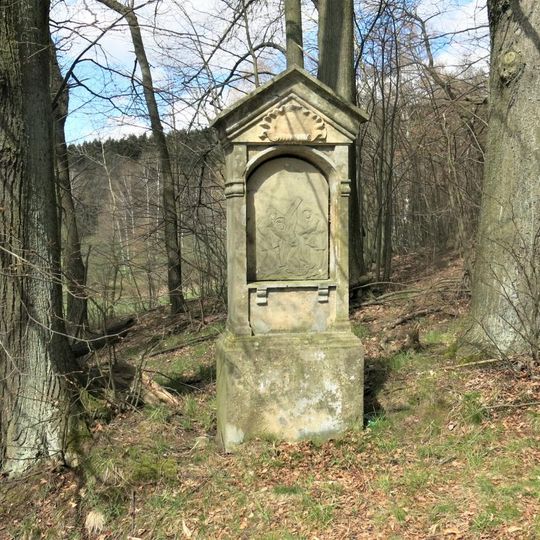 Kaplička V. zastavení křížové cesty u Velkého Šenova
