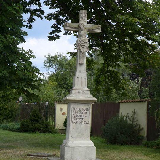 Krucifix s datem 1803