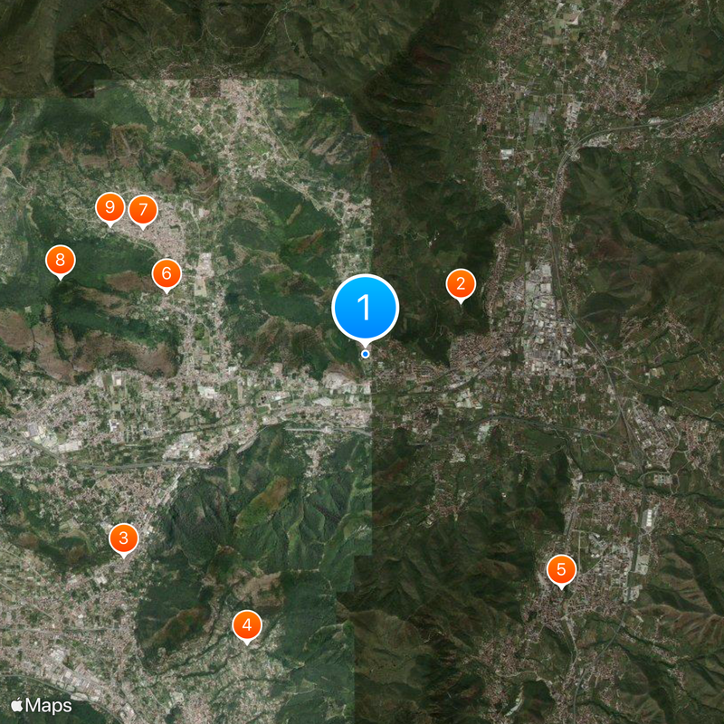 Mercato San Severino Mappa