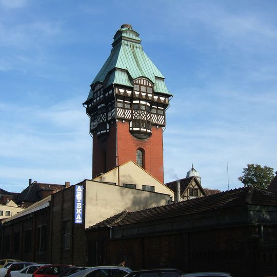 Wieża kominowa i ciśnień