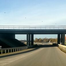 Most dálnice D3 přes silnici II/143 v Roudném