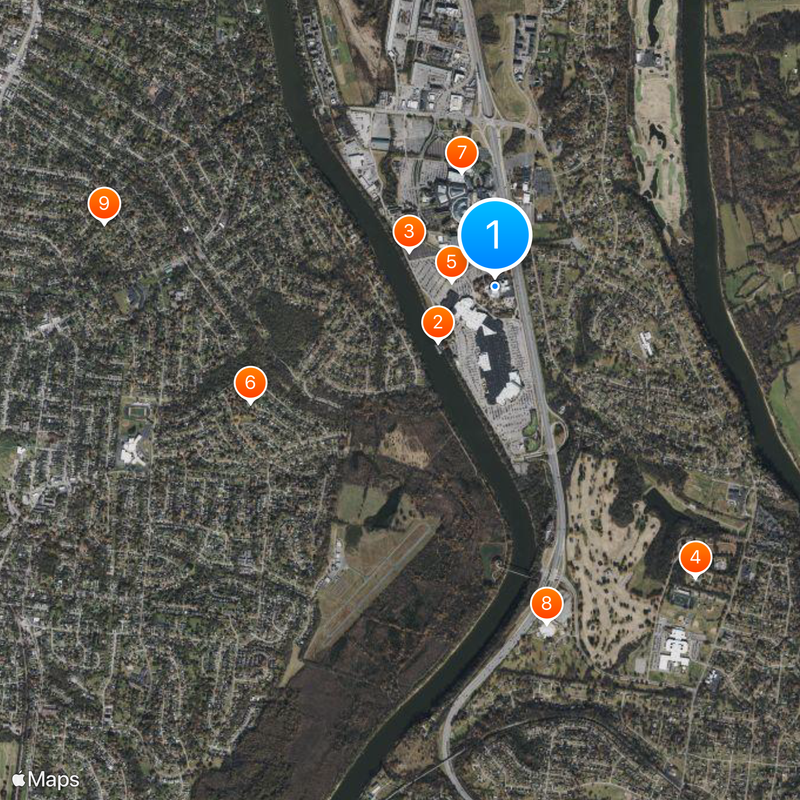 Ryman Auditorium Kaart