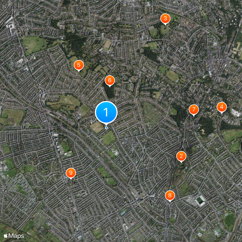 Norbury Map