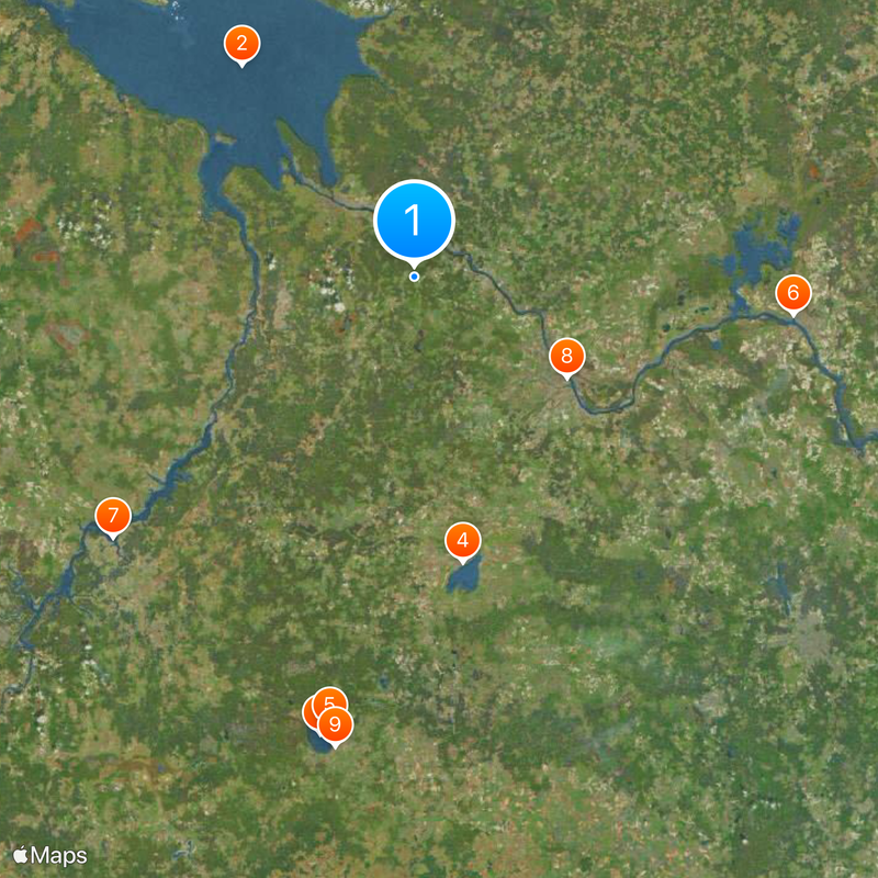 Oblast de Iaroslavl Mapa