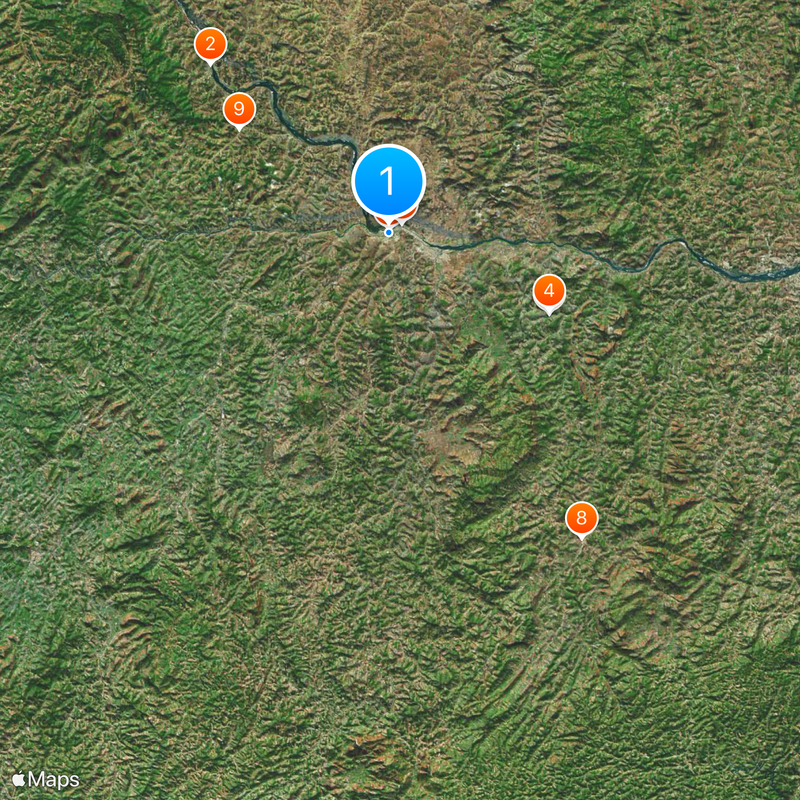 Aimorés Map