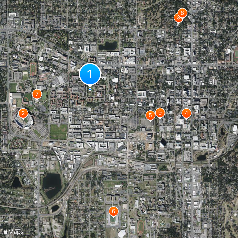 Florida State University Map