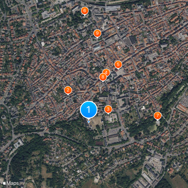 Imperial Palace of Goslar Map