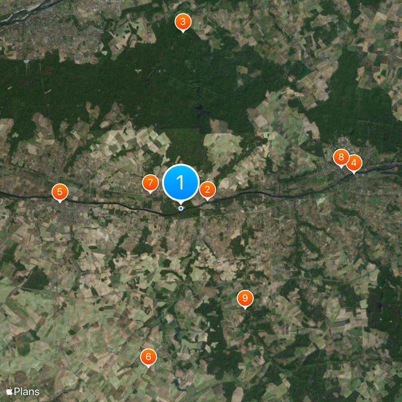 Castelo de Chenonceau Mapa