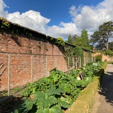 Wall bounding north side & part of east side of the Mulberry Garden to north of St Fagans Castle
