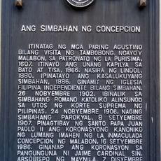 The Church of Concepcion historical marker