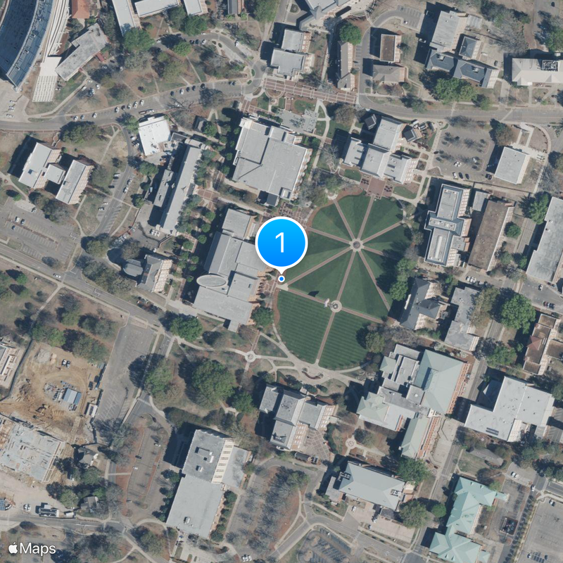 Mississippi State University Map