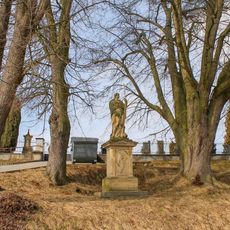 Socha svatého Rocha v Rohli u hřbitova