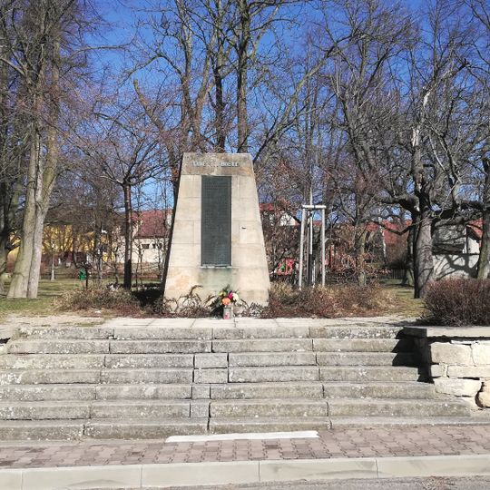 World wars memorial in Doksy